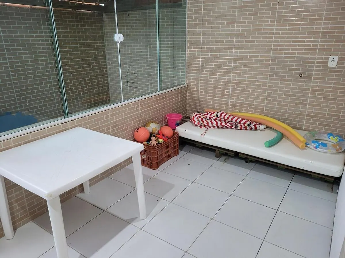 펜션 Casa Ampla Com Piscina Na Praia Do Sonho 팔호카 브라질