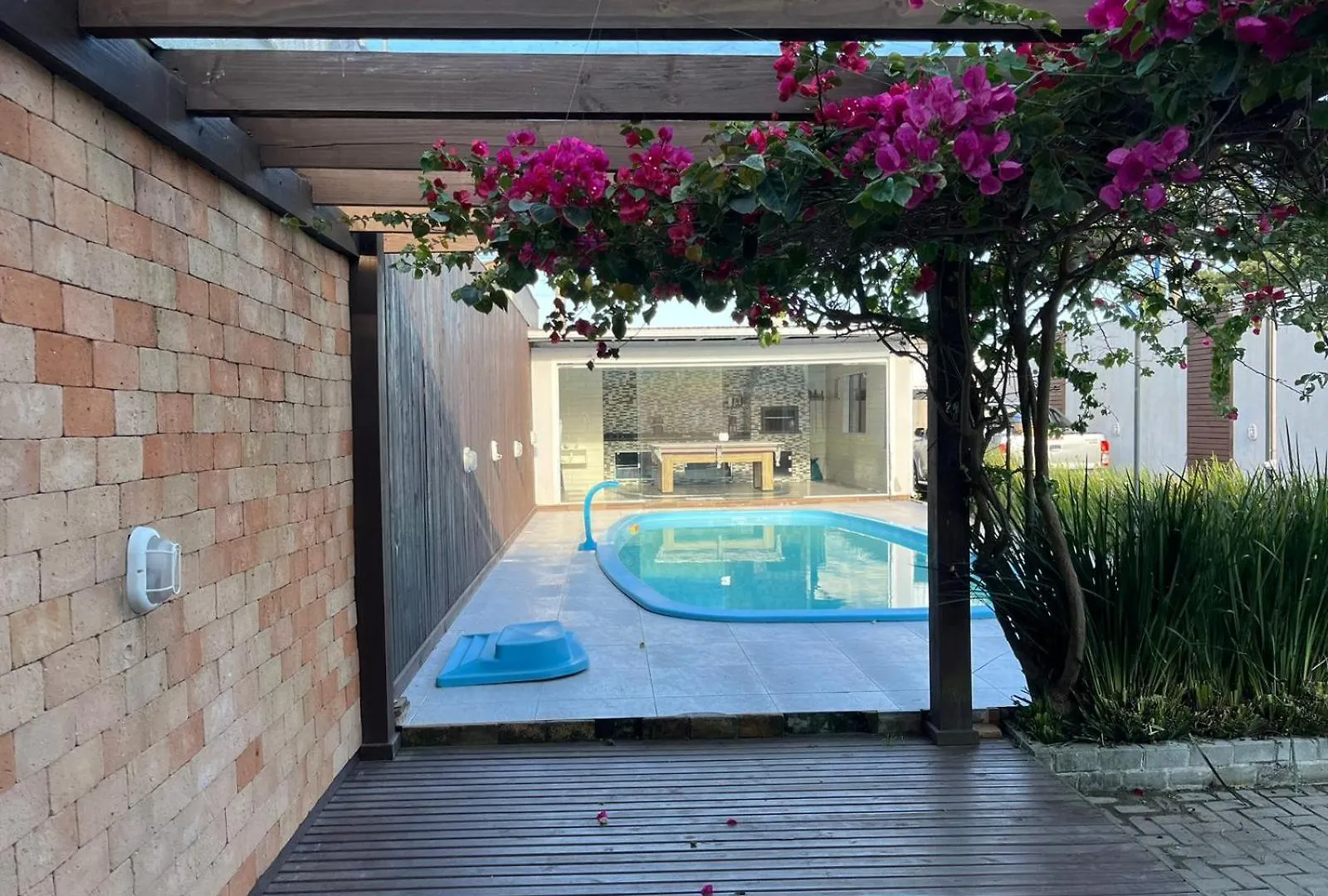 Casa Ampla Com Piscina Na Praia Do Sonho 팔호카 펜션